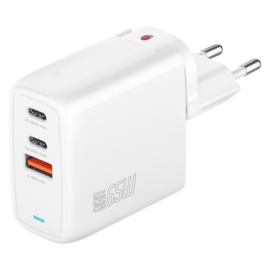 544065 4Smarts 4Smarts 65W 2 X USB C USB A Oplader 1 Removebg