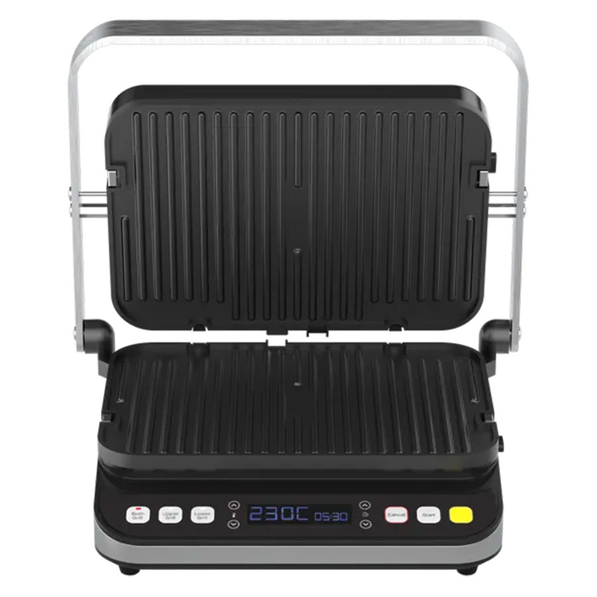 AENO Elektrisk bordgrill, 2000W, LED display og touch, non-stick – AEG0001 – produktbillede 2