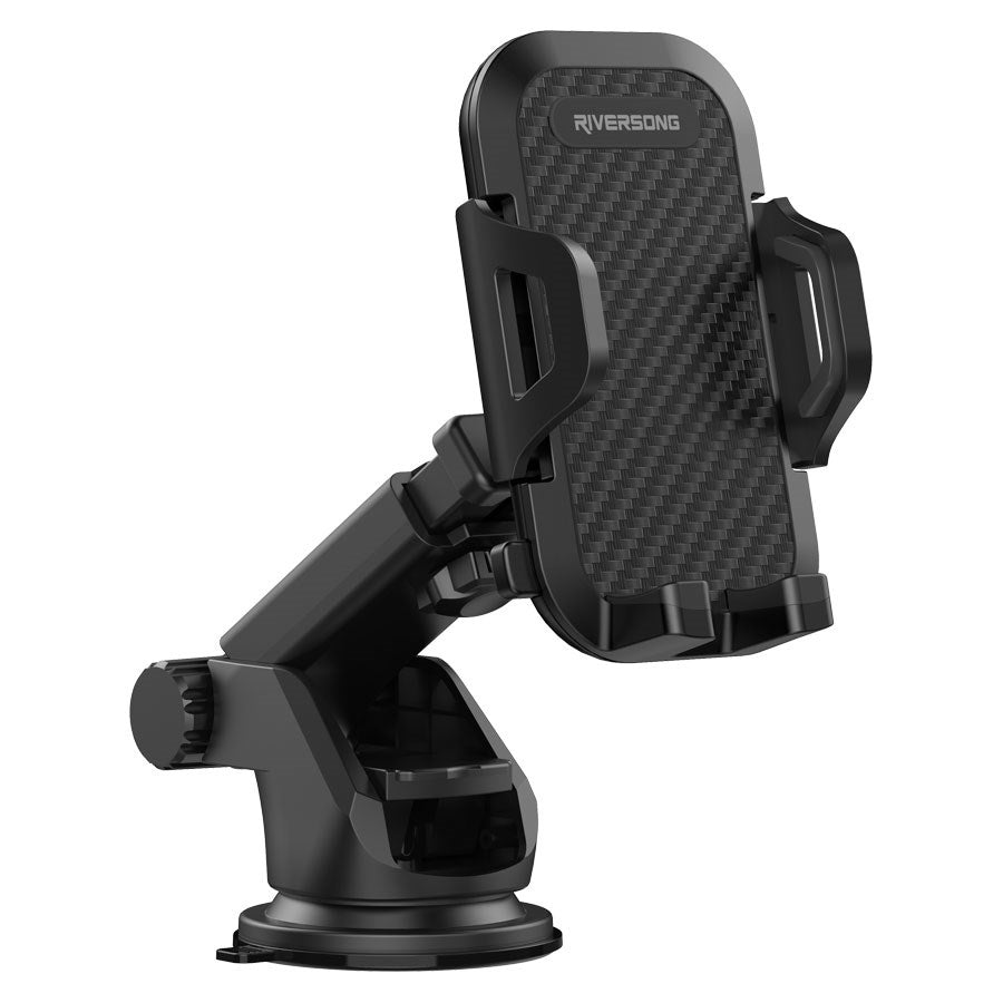 CH05 BLACK Riversong Flexiclip, Universal 360 Degree Mobile Holder For Cars, Black 1
