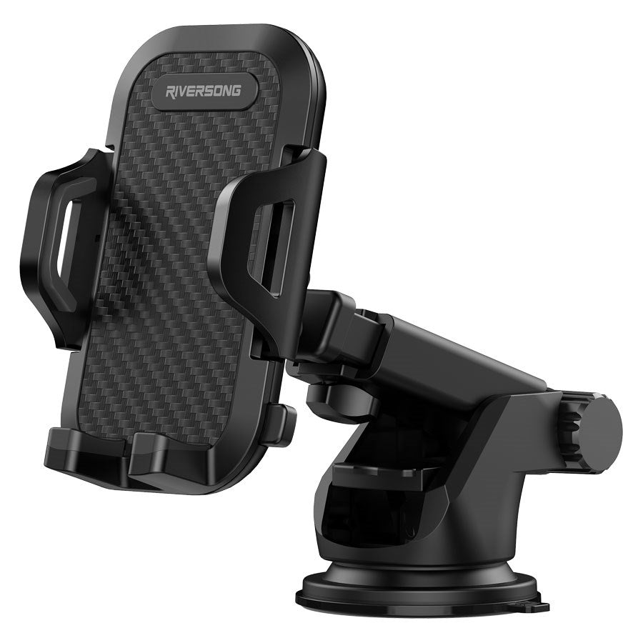 CH05 BLACK Riversong Flexiclip, Universal 360 Degree Mobile Holder For Cars, Black 2
