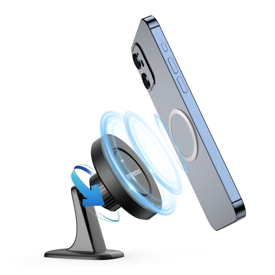 CH12 BLACK Riversong Magclip 03, Magnetic Iphone 12 15 Holder For Cars, Black 1