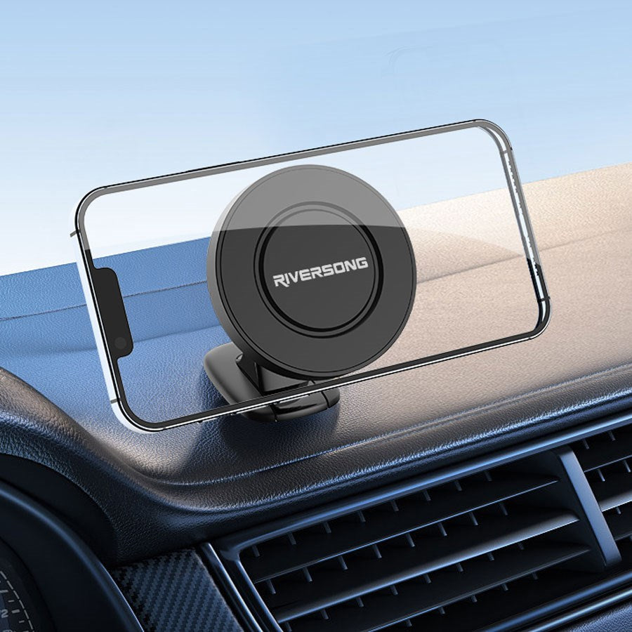 CH12 BLACK Riversong Magclip 03, Magnetic Iphone 12 15 Holder For Cars, Black 3