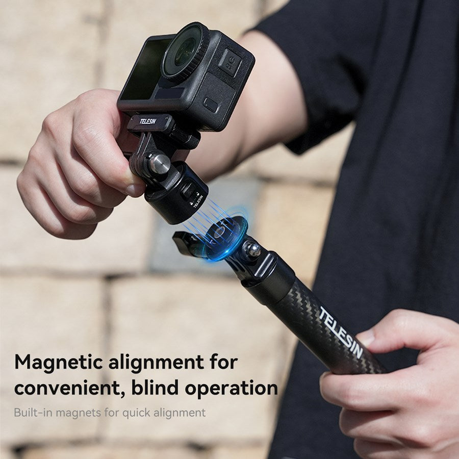 CQM 001 Telesin Quick Release Adapter Kit For Action Cameras 4