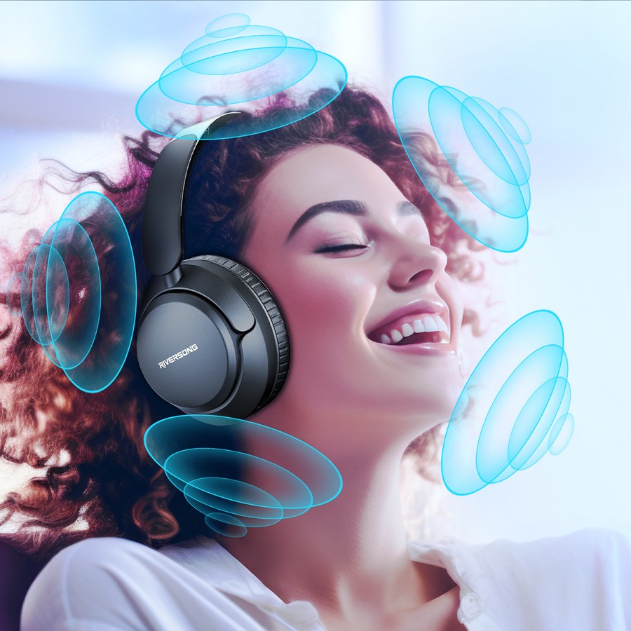 EA279 Riversong Bluetooth Headphones Rhythm M6 Sort 3
