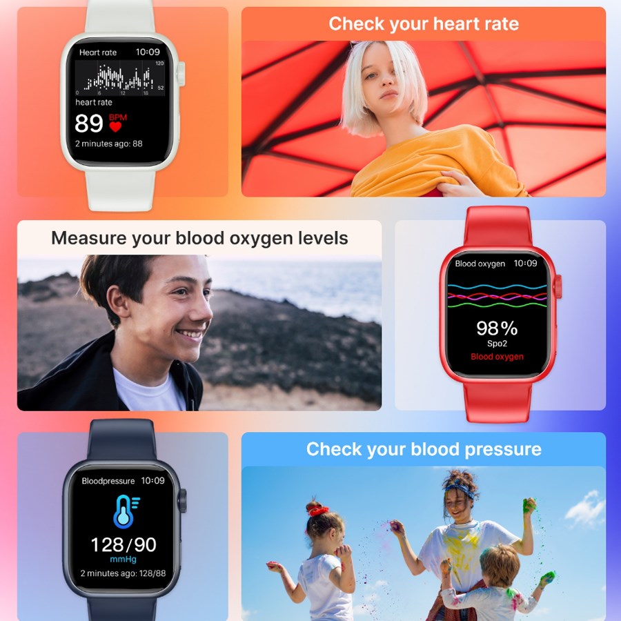 Forever GSM180536 Forever Igo 3 JW 500 Smartwatch Til Børn, Navy 6