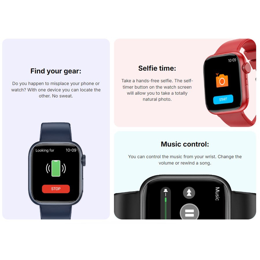 Forever GSM180536 Forever Igo 3 JW 500 Smartwatch Til Børn, Navy 7