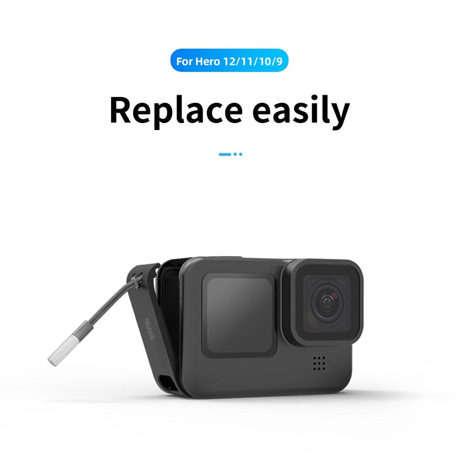 GP CLC 901 Telesin Battery Cover For Gopro Hero 13 12 11 10 9 Plastic 4