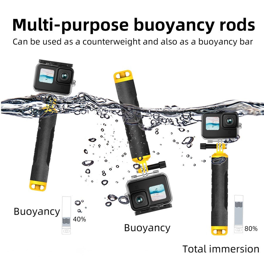 GP DMP T09 Telesin Waterproof Dome Port For Gopro Hero 13 12 11 10 9 4