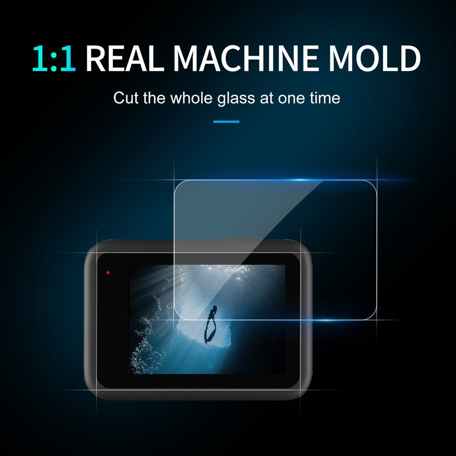 GP FLM 901 Telesin Tempered Glass Screen And Lens Protector For Gopro Hero 12 11 10 9 6