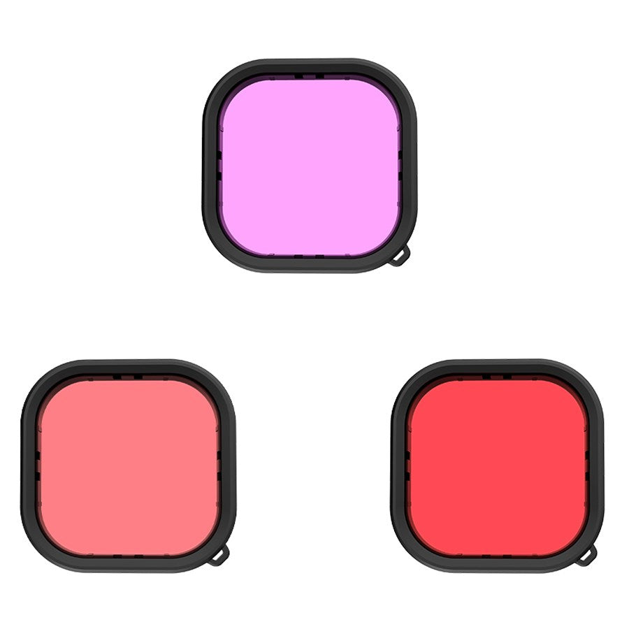 GP FLT 904 Telesin 3 Pack Filter Gopro Hero 9 Til 13 1