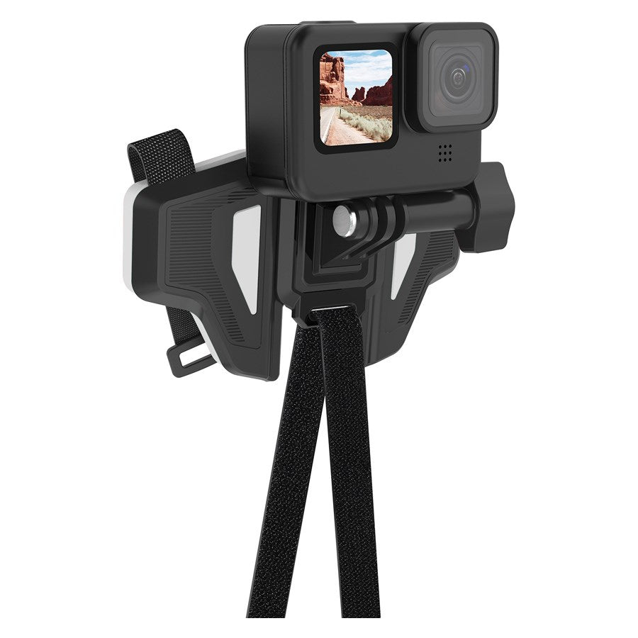 GP HBM MT2 YH Telesin 2Nd Generation Helmet Chin Mount Grey Color For Action Cameras 3