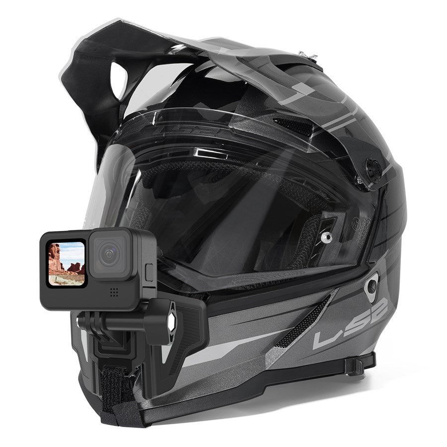 GP HBM MT2 YH Telesin 2Nd Generation Helmet Chin Mount Grey Color For Action Cameras 6