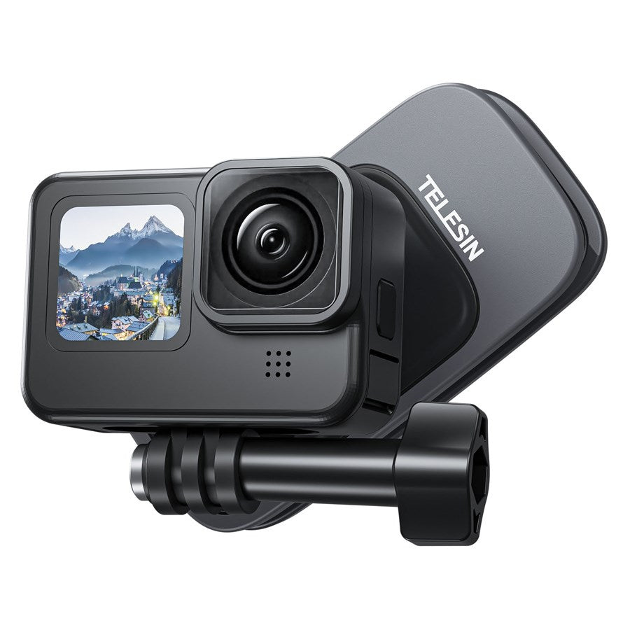 GP JFM 009 Telesin Magnetic And 360 Rotary Backpack Clip Mount For Action Cameras 5