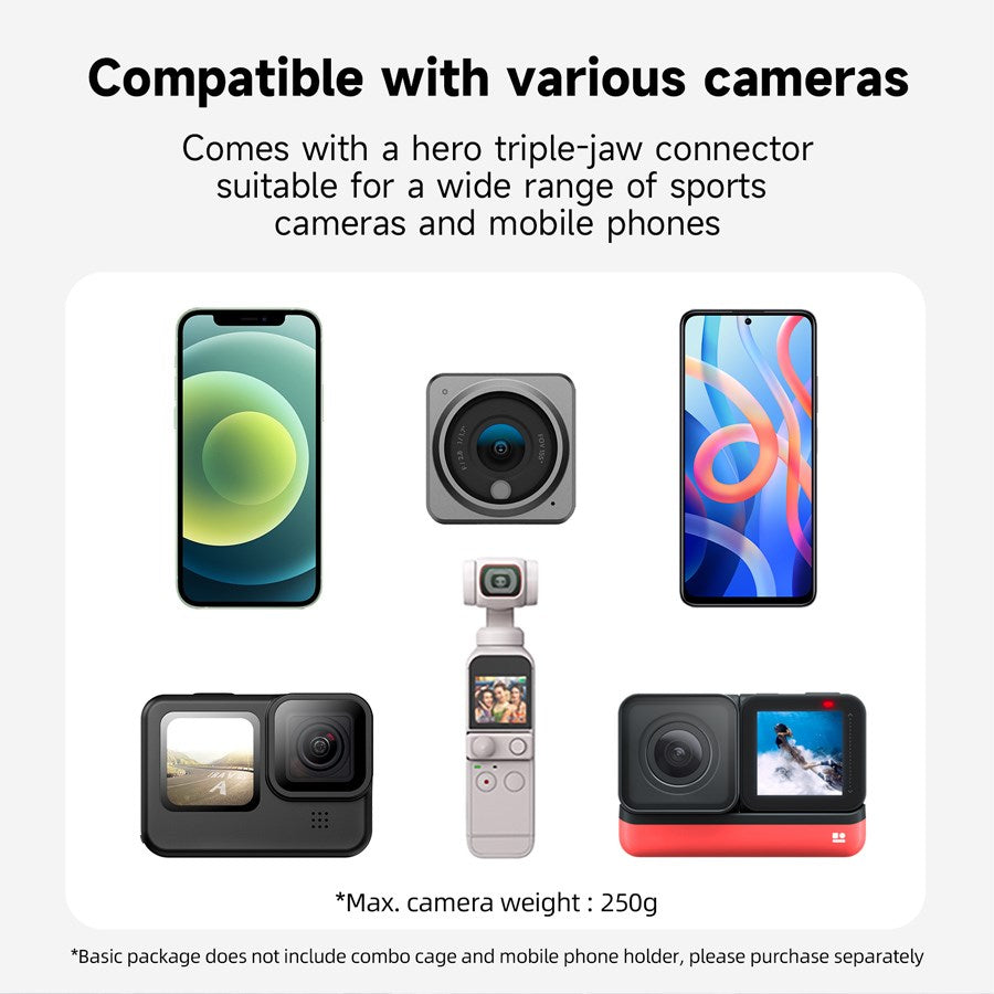 GP JFM 009 Telesin Magnetic And 360 Rotary Backpack Clip Mount For Action Cameras 6