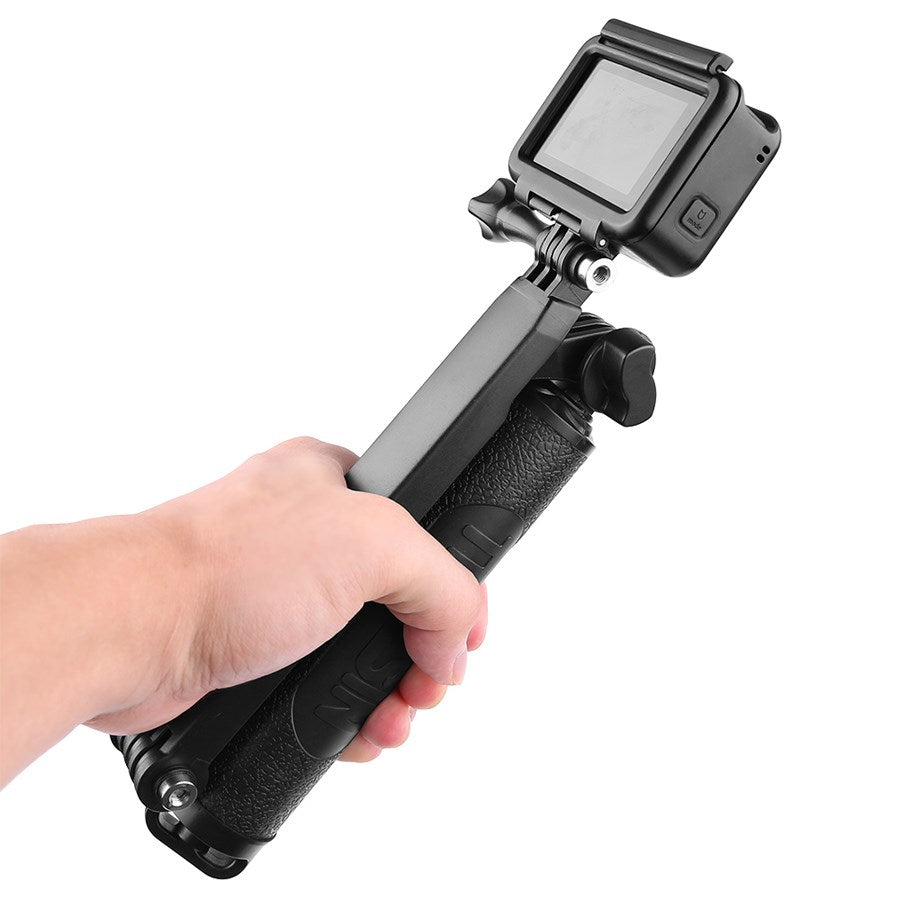 GP MFW 300 Telesin 3 Way Monopod Grip With Mini Tripod For Action Cameras 3