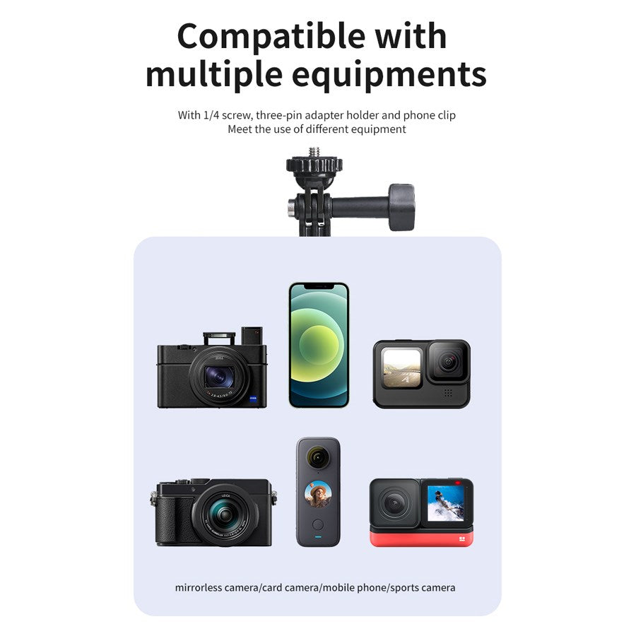 GP MNP 090 S Telesin Selfie With Aluminum Monopod Aluminum Tripod Stand For Action Cameras 9