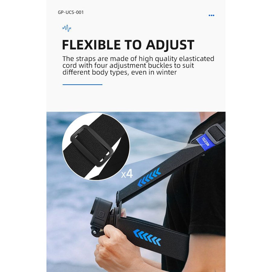 GP UCS 001 Telesin Vest Chest Strap For Action Cameras 6