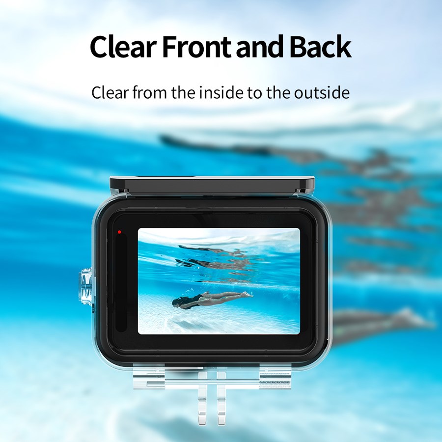GP WTP 901 Telesin 45M Waterproof Case For Gopro Hero 13 12 11 10 9 6