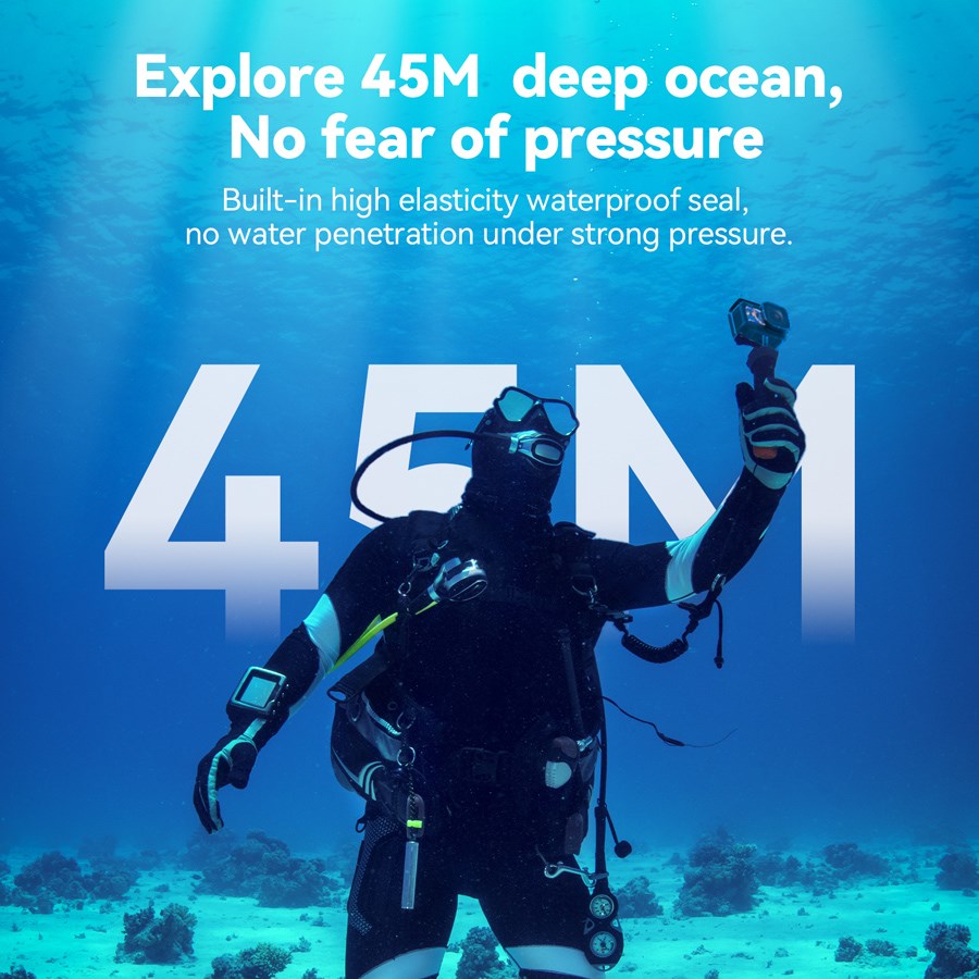 GP WTP 905 Telesin 45M Waterproof Multi Scene Protective Shel For Gopro Hero 13 12 11 10 9 7