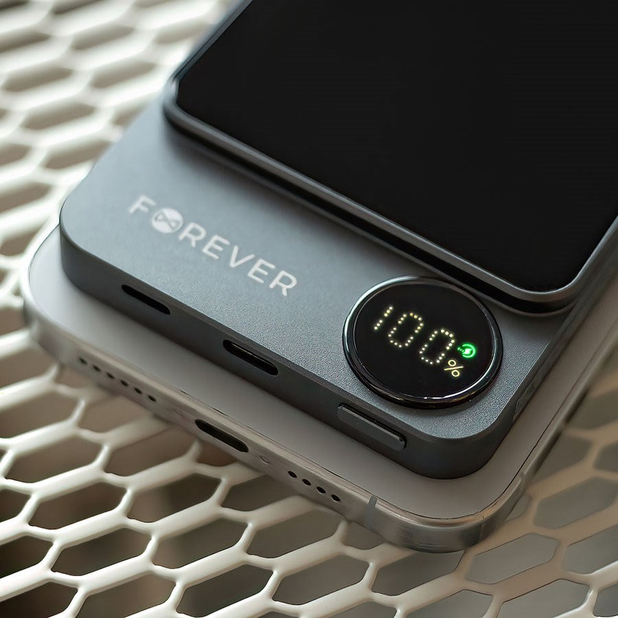 GSM181434 Forever MATB 200 20W 5.000 Mah Magsafe Powerbank, Sort 5