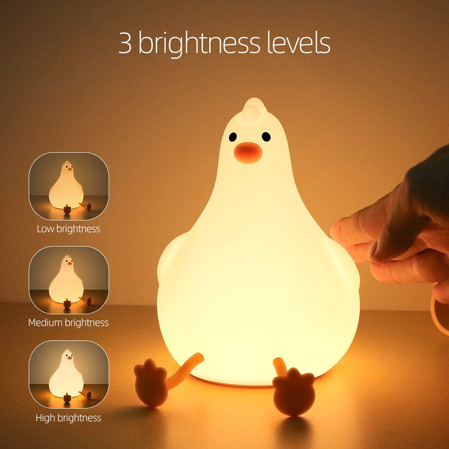 LBBL04 Lippa Touch Baby Lamp With Battery And Timer, Chicken 8