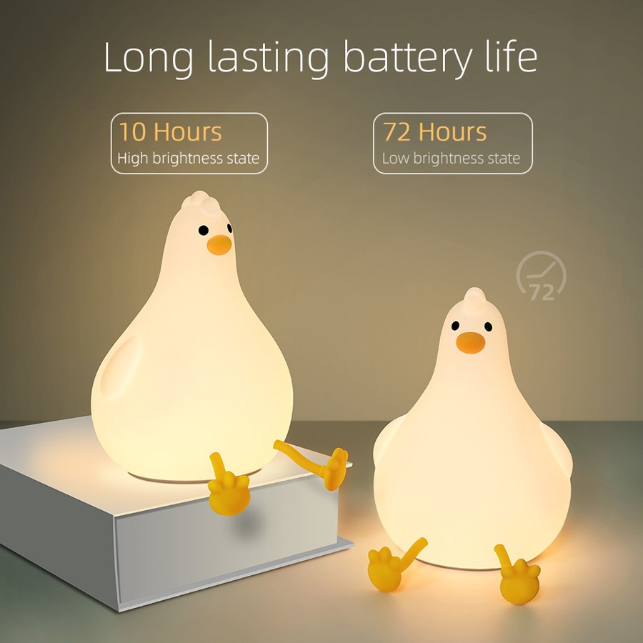 LBBL04 Lippa Touch Baby Lamp With Battery And Timer, Chicken 9