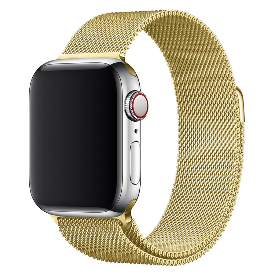LPAW090 Lippa Apple Watch Rustfri Stål Rem 38 40 41, Guld 1 (1)