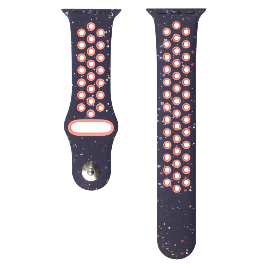 LPAW110 Lippa Apple Watch FLOUR Silikonerem 42 44 45 49, Mørkeblå 3
