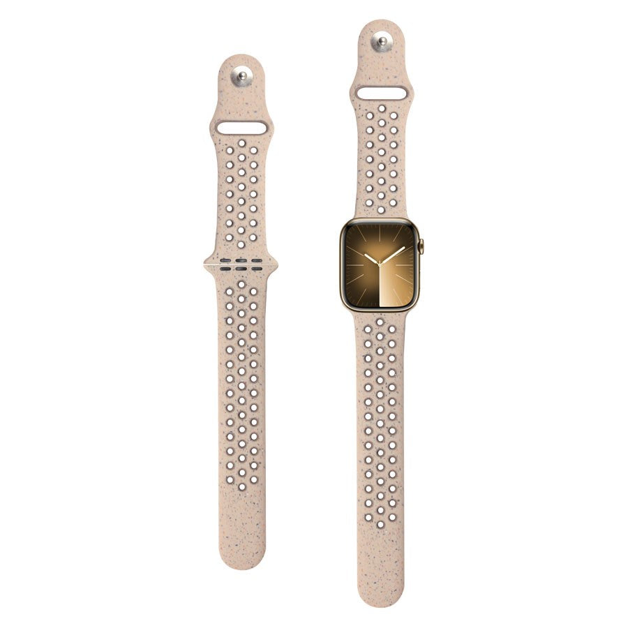 LPAW111 Lippa Apple Watch FLOUR Silikonerem 42 44 45 49, Beige 2