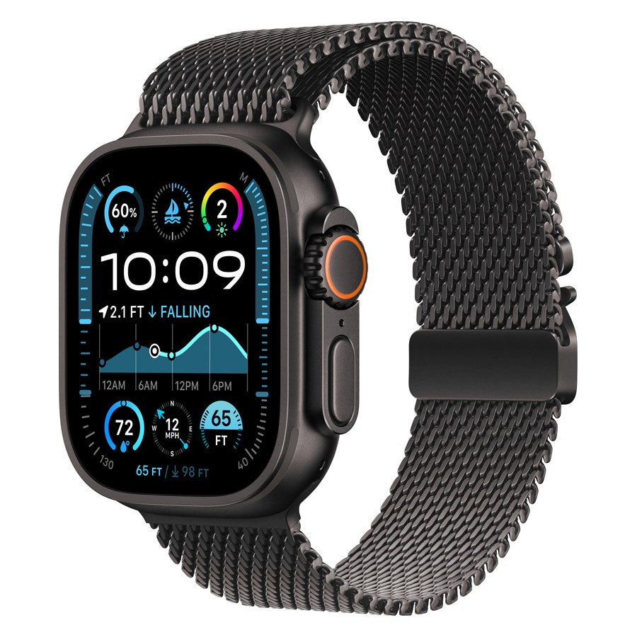 LPAW131 Lippa Apple Watch Stainless Steel Incl.Lock 42 (Series1,2,3) 44 45 46 49 Mm,Black 1