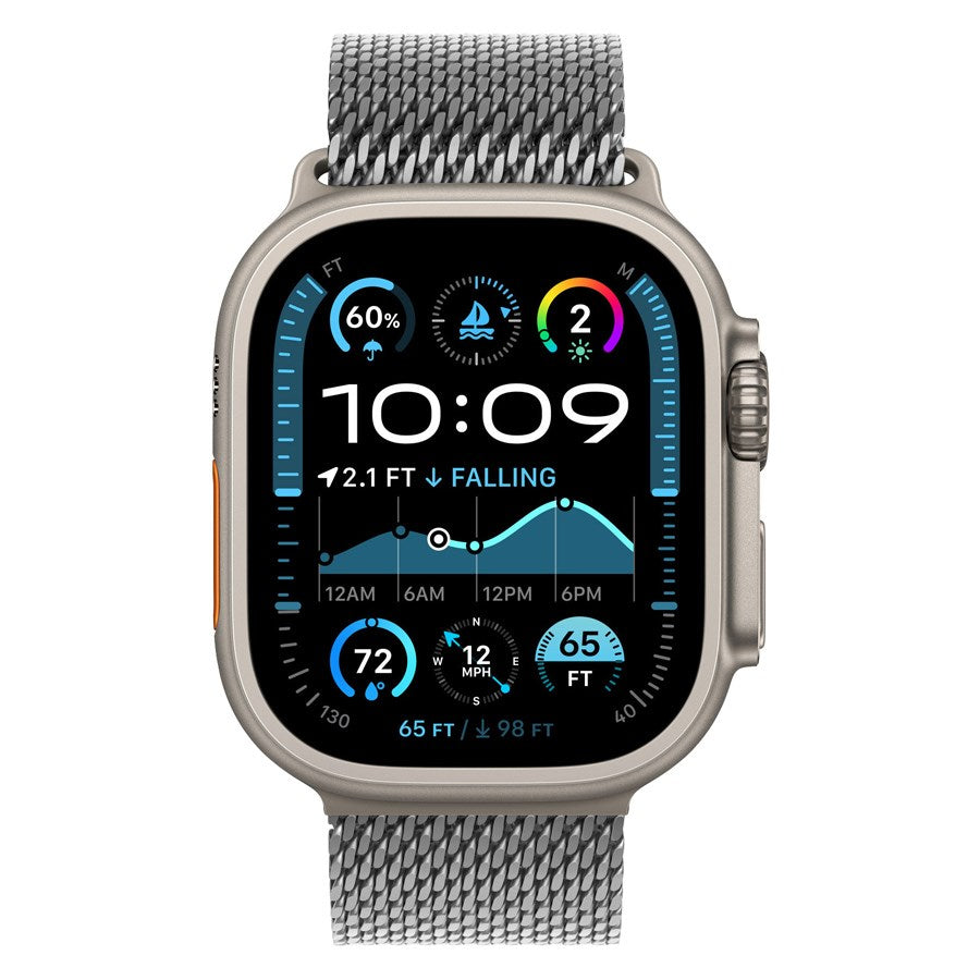 LPAW132 Lippa Apple Watch Stainless Steel Incl.Lock 42 (Series1,2,3) 44 45 46 49Mm,Silver 2