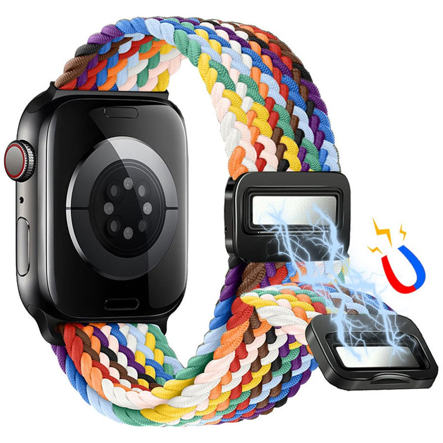 LPAW137 Lippa Apple Watch Nylon Strap Incl. Magnetic Lock 38 40 41 42Mm (Series 10), Multi Colour 4