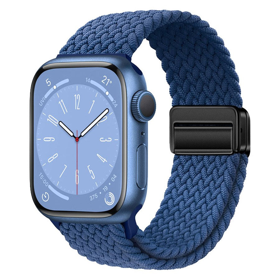 LPAW140 Lippa Apple Watch Nylon Strap Incl. Magnetic Lock 38 40 41 42Mm (Series 10), Blue 1