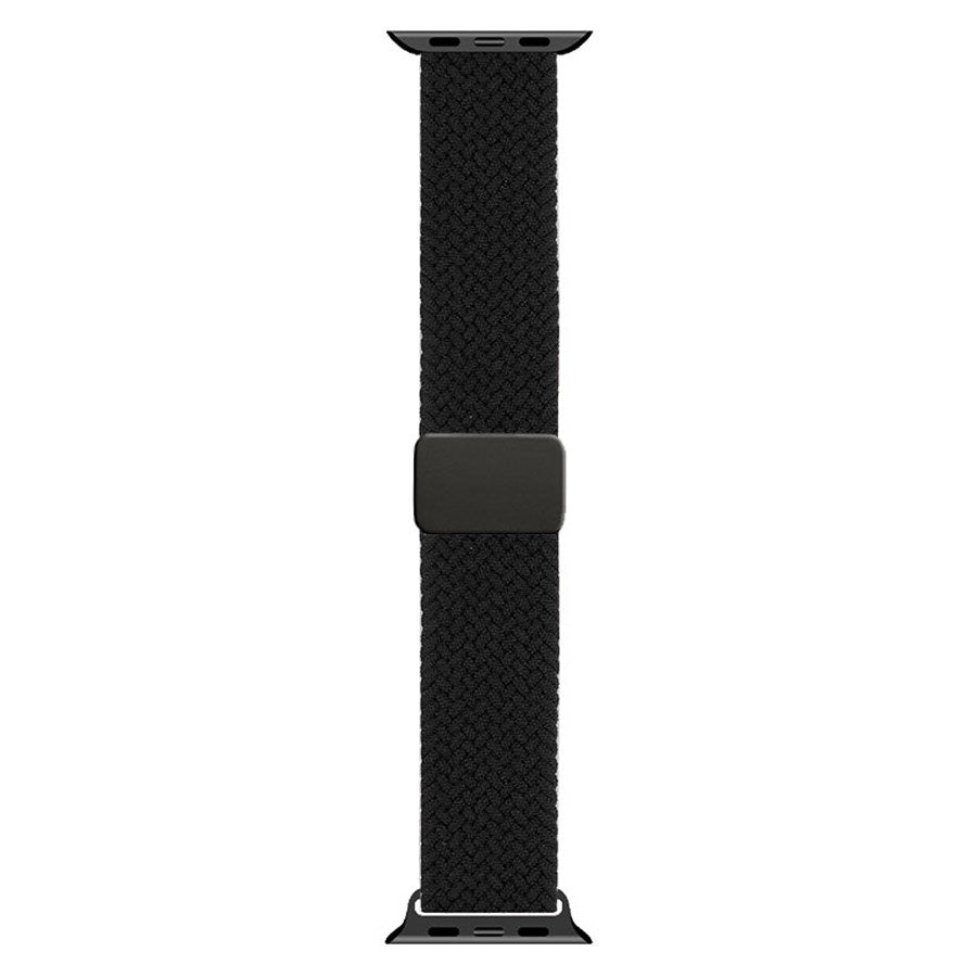 LPAW143 Lippa Apple Watch Nylon Strap Incl. Magnetic Lock 42 (Series1,2,3) 44 45 46 49Mm, Black 4