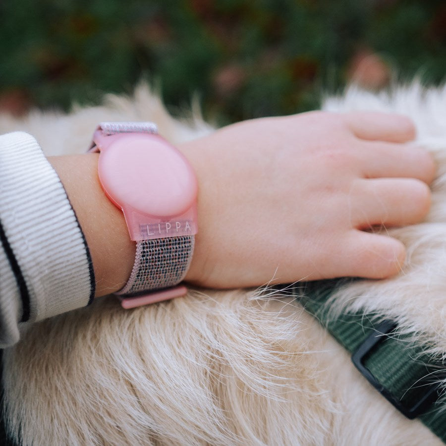 LPCOVER0021 Lippa Nylon Wrist Band For Kids And Elderly, Black 7