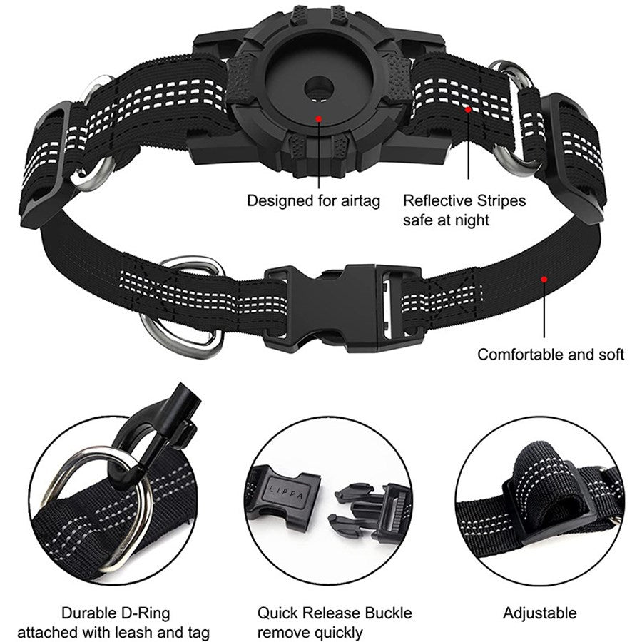 LPCOVER0031 Lippa Collar For Dogs, Size L 40 51 Cm, Black 3