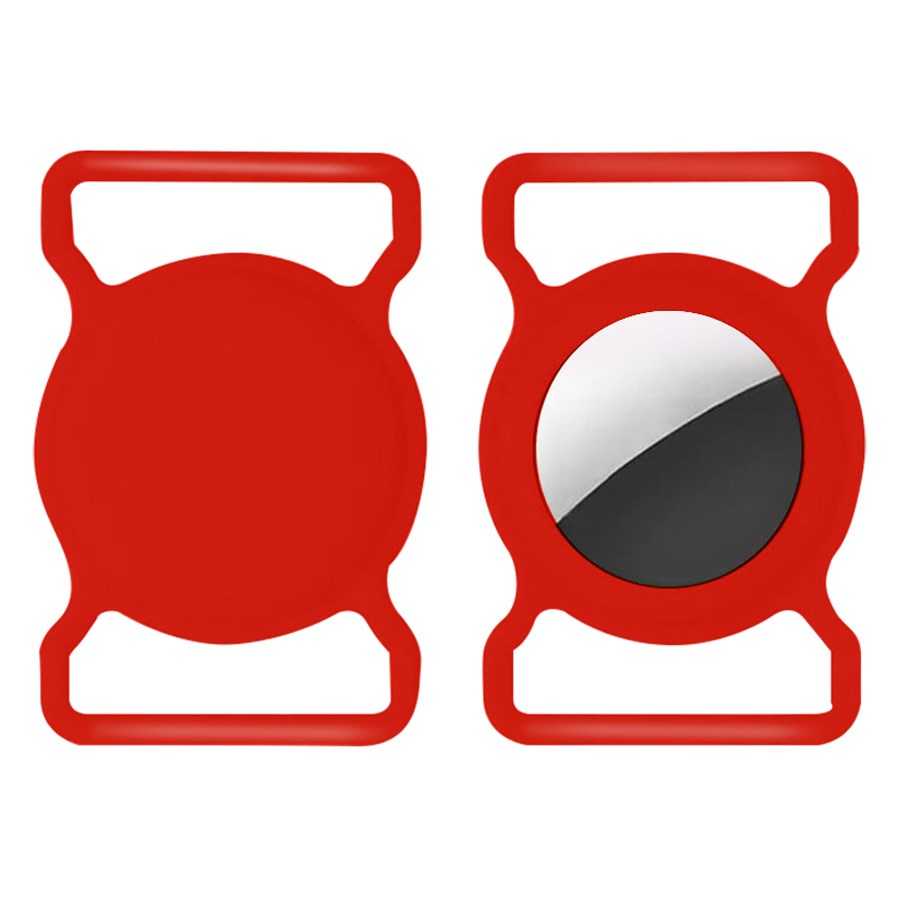 LPCOVER0045 Lippa Collar Holder For Airtag And Smart Finder, Red 1