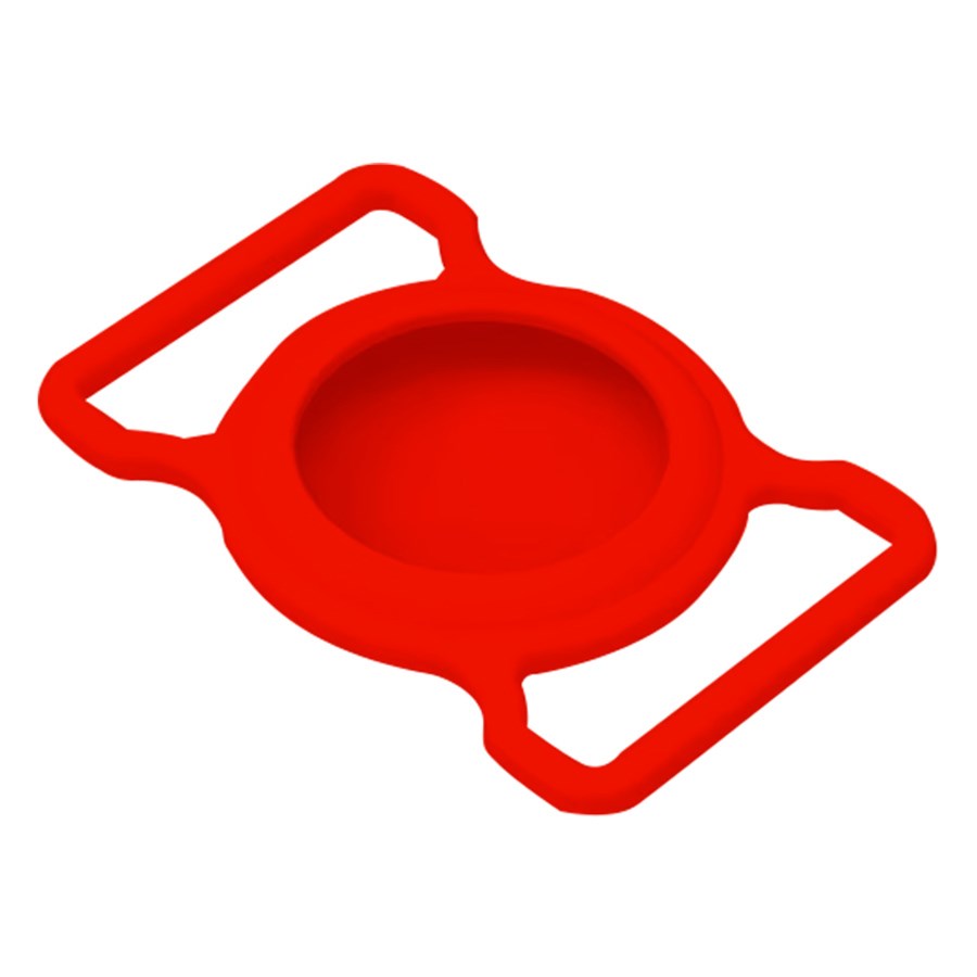 LPCOVER0045 Lippa Collar Holder For Airtag And Smart Finder, Red 2