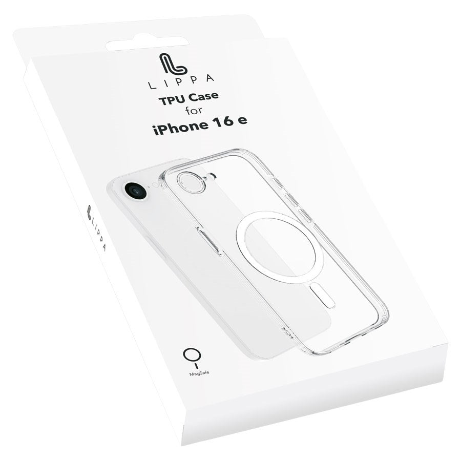 LPCOVER0071 Lippa Iphone 16E TPU Cover With Magsafe,Transparent 3