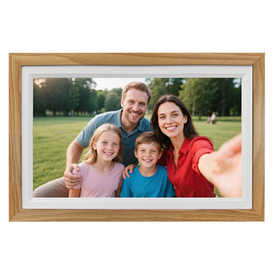 LPFR15W Lippa 15.6' Frameo Screen, Wood 3