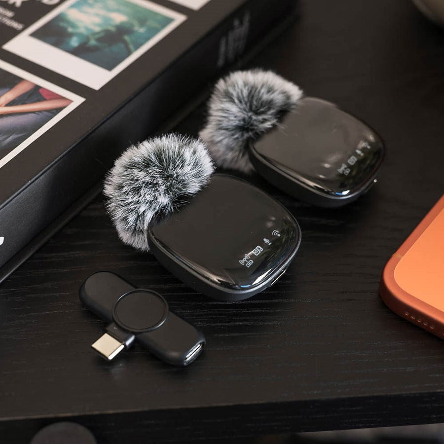 LPR82 C Lippa Pro 2 Pak Trådløs Støjreducerende Mikrofon, USB C 06