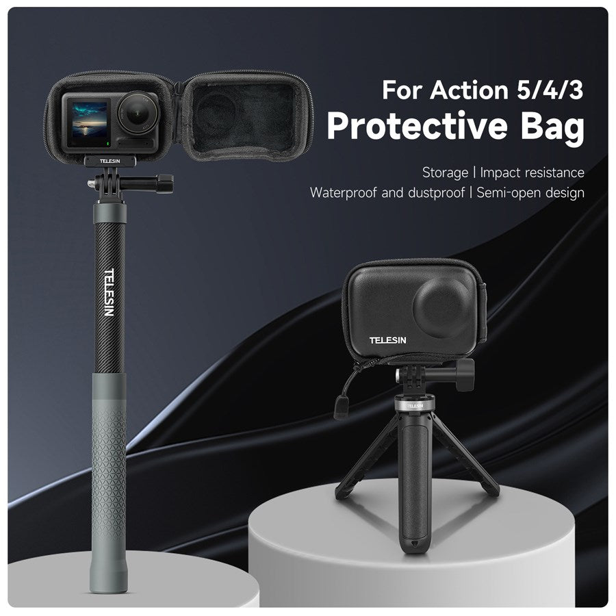 OA BAG 002 Telesin Protective Bag For DJI Osmo Action 3 4 5Pro 8