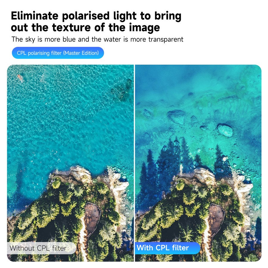 OA FLT 005 Telesin 4 Pack CPL+ND8 16 32 Lens Filter Kit For DJI Osmo Action 3 4 5Pro 6