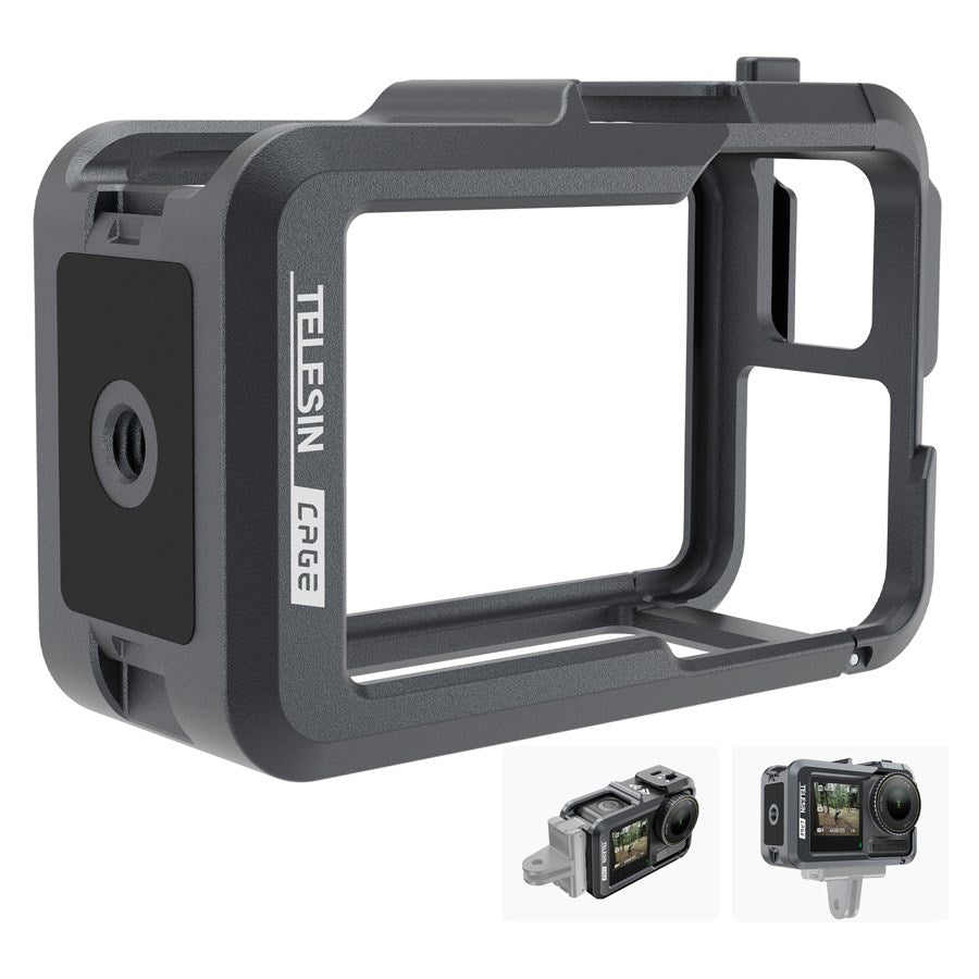 OA FMS 004 Telesin Metal Cage For DJI Osmo Action 3 4 3