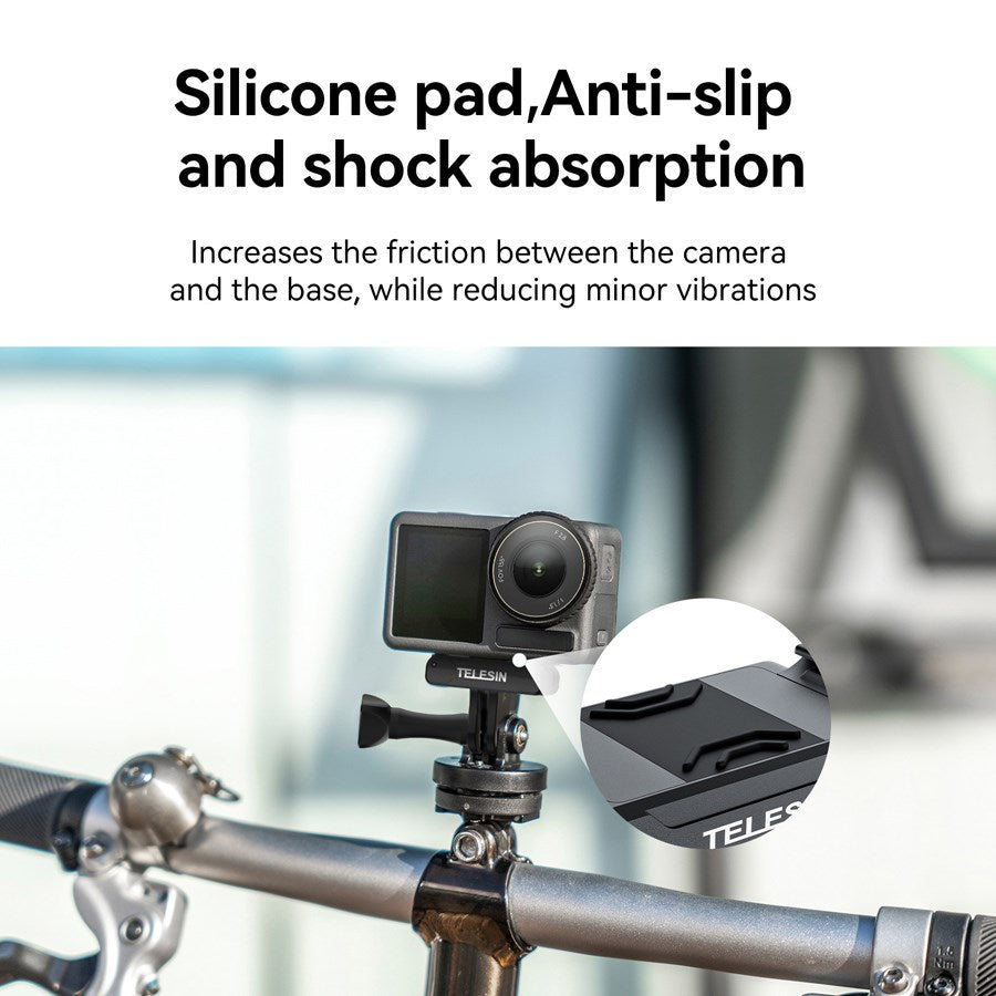 OA TPM T04 Telesin Magnetic Dual Claw Mount For DJI Osmo Action 3 4 5Pro 4