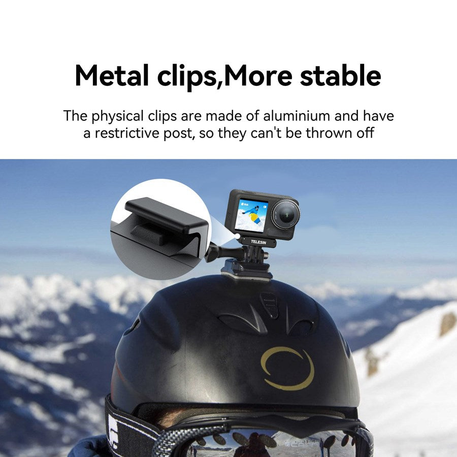 OA TPM T04 Telesin Magnetic Dual Claw Mount For DJI Osmo Action 3 4 5Pro 5