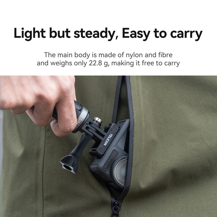 OA TPM T04 Telesin Magnetic Dual Claw Mount For DJI Osmo Action 3 4 5Pro 7