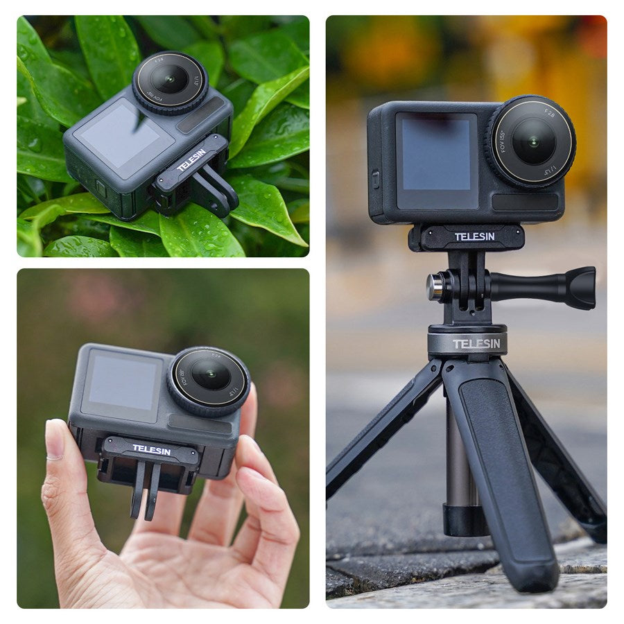 OA TPM T04 Telesin Magnetic Dual Claw Mount For DJI Osmo Action 3 4 5Pro 8