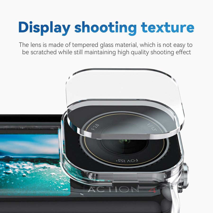 OA WTP 003 Telesin Waterproof Case For DJI Osmo Action 3 4 5Pro 5