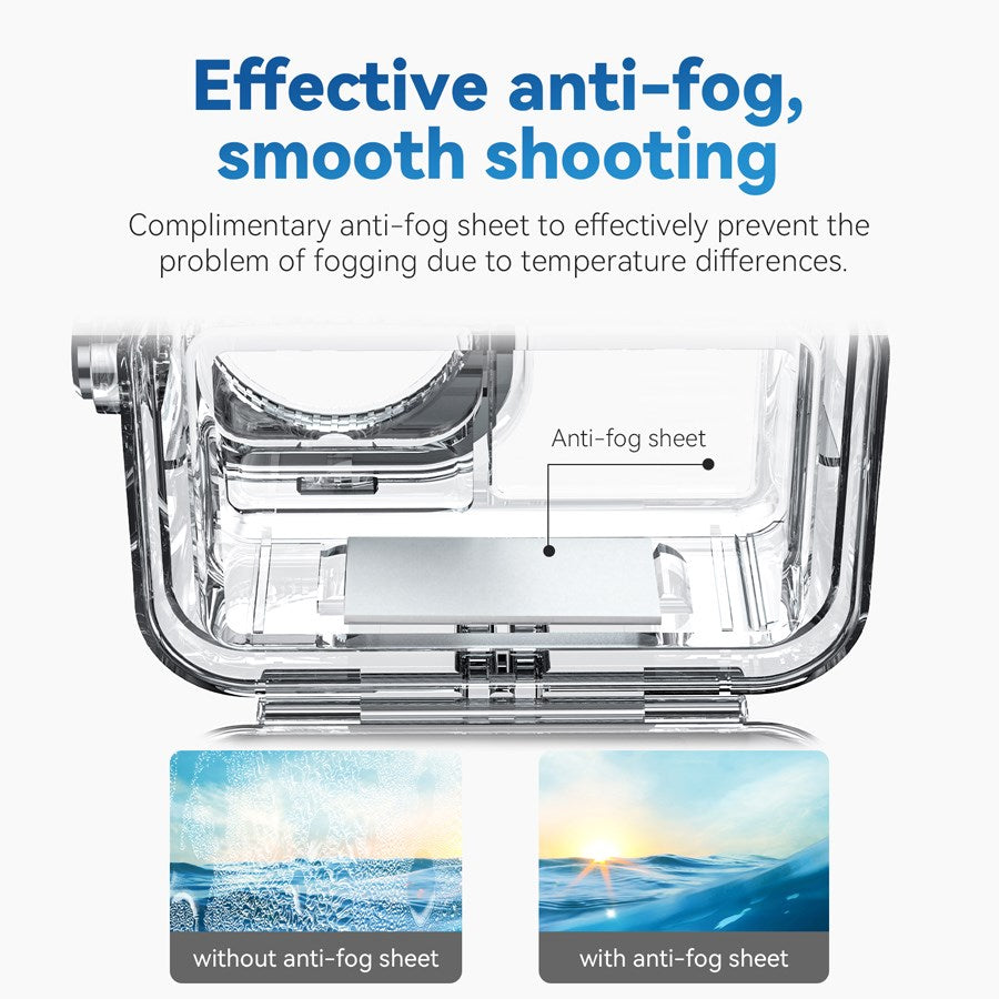 OA WTP 003 Telesin Waterproof Case For DJI Osmo Action 3 4 5Pro 8